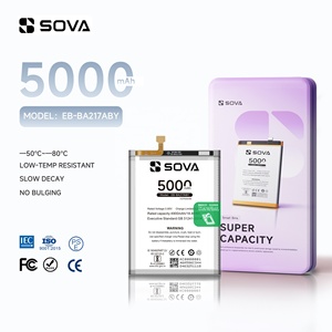 Batteria SOVA per <span class=keywords><strong>Samsung</strong></span> <span class=keywords><strong>A12</strong></span>/A15/M02/A025/A21S, Modello EB-BA217ABY, Grande Capacità, Vendita all'Ingrosso del Produttore - Product Image 1