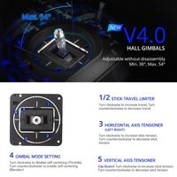 RadioMaster TX16S MKII V4.0 Émetteur RC 16 canaux 2.4G avec gimbals à effet Hall Module ELRS 4-en-1 EdgeTX OpenTX pour drone FPV et avion