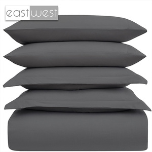 EastWest Fabricantes al por mayor 4 piezas Sábana de algodón egipcio Ventas directas 500 hilos Juego de cama de diseño de hotel - Product Image 5