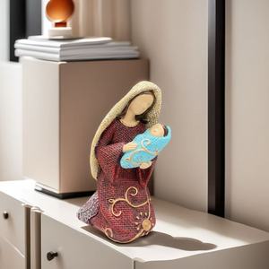 Crèche de Noël en résine Witt, faite à la main et peinte à la main, pour salles de prière intérieures/extérieures, décorations de Pâques et de Noël - Product Image 1