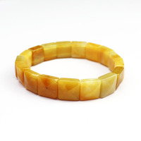Bracelet en perles de quartz améthyste naturel, pierre de guérison, bracelet élastique durable en pierres précieuses carrées plates à facettes, vente en gros