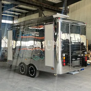 Carrito de Comida Estándar Europeo para Helados, Pizza, Tacos y BBQ, Remolque Móvil de Comida Totalmente Equipado - Product Image 3
