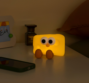 Veilleuse LED Mini en Silicone en Forme de Fromage Mignon 2026, Rechargeable par USB, Alimentée par Batterie pour Chambre d'Enfant - Product Image 1