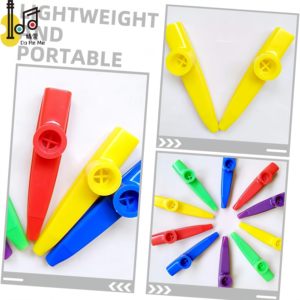Kazoo Personalizado con Logotipo, Diafragma de Plástico Amarillo para Kazoo, para la Educación Musical, para Actividades al Aire Libre con Amigos, Duradero, en Oferta - Product Image 4