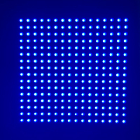 40x40mm 1mm Pixel 16x16 RGB LED Dot Matrix Module avec Digital Poster SDK pour Retail Store Subway & Education