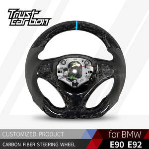 Volante de Fibra de Carbono Personalizado para <span class=keywords><strong>BMW</strong></span> Serie 3 <span class=keywords><strong>E90</strong></span> E91 E92 X3 M3 318i 320i 330i 335i <span class=keywords><strong>330d</strong></span> Coupé 335i Coupé 318i 2003-2012 - Product Image 2