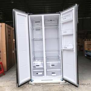 En stock : Réfrigérateur intelligent à portes françaises 693L, vitré, double porte, No Frost, refroidissement électrique, pour congélateur bas moderne - Product Image 2