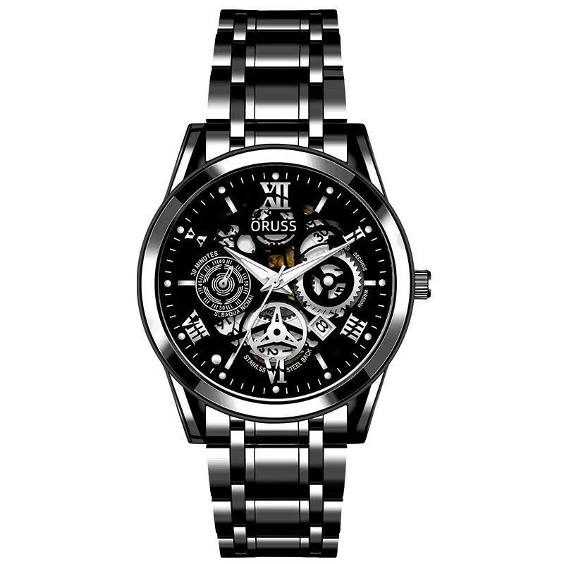 99% choisissent - bracelet noir avec cadran noir + lumineux