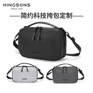 Kingsons Women's Crossbody <b>Bag</b> <b>Black</b> Water Resistant Multi Layered <b>Small</b> Messenger <b>Bag</b> For Everyday Use - Product Image 4