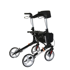 Déambulateur pliant léger en aluminium à double pliage pour personnes âgées et handicapées, outil d'assistance à la mobilité intérieure et extérieure, pliable - Product Image 6