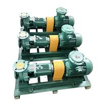 Pompe centrifuge chimique 7,5 kW à revêtement fluoré, en fer et acier inoxydable, basse pression, certifiée ISO, personnalisable, directement de l'usine