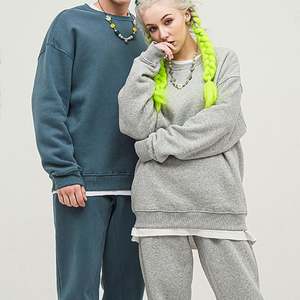 High Quality <b>Crewneck</b> Unisex Long Sleeve <b>Sweatshirt</b> Plain Crew Neck Oversized Custom <b>Mens</b> <b>Sweatshirt</b> - Product Image 3