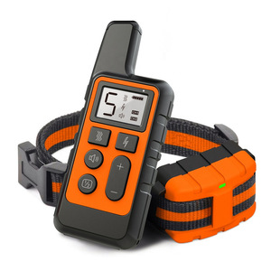 Collier anti-aboiement électronique pour chien avec télécommande 500M, trois couleurs, pour l'entraînement canin - Product Image 4