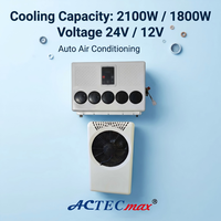Climatiseur de stationnement 12V 24V à compresseur scroll 1800W 2100W pour camion, cabine de couchage, fourgonnette, camping-car, caravane 2026