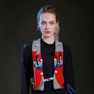 Hotsale <b>Running</b> Race Hydration <b>Vest</b> Outdoors Backpack <b>Reflective</b> <b>Running</b> <b>Vest</b> Phone Holder Gear for Men and Women Black - Product Image 2