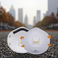 Masque facial en coton respirant FFP2 jetable personnalisé de haute qualité pour la protection contre la poussière