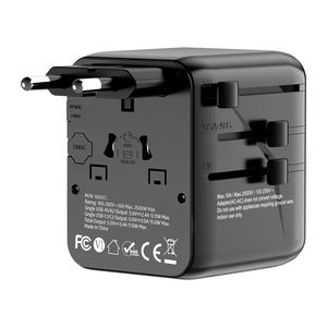 Adaptador de Viaje Universal Worldplug con Puertos USB, Adaptador de Enchufe Internacional <span class=keywords><strong>para</strong></span> Laptop, Auriculares, Función PD <span class=keywords><strong>para</strong></span> Viajes - Product Image 2