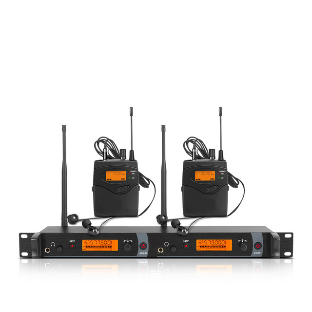 Voxfull DM2000 Uhf in Ear Monitor Wireless System Professional Stage Monitor Earphone System In-ear Headphone