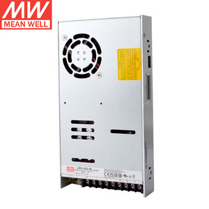 مزود طاقة تحويلي Mean Well LRS-450-24 بقدرة 24 فولت 450 واط، 5 فولت 12 فولت 15 فولت 24 فولت 36 فولت 48 فولت، 10 أمبير 30 أمبير 75 أمبير، مخرج أحادي IP20، مشغل إضاءة <span class=keywords><strong>LED</strong></span> - Product Image 4
