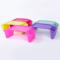 Table de lit portable multifonctionnelle pour enfants, en plastique, pour écrire et lire, plateau de bureau pour ordinateur portable, design moderne, chambre à coucher