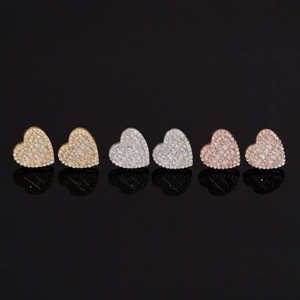 Boucles d'oreilles clous en argent sterling 925 avec diamants VVS et moissanite, certifiées GRA, testées, prix de gros Kaleido, pour hommes - Product Image 3