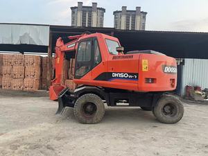 Excavateur à roues DX150W-9C Doosan utilisé pour la construction DX75 150 210 225 300 Matériel d'ingénierie - Product Image 3