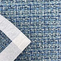 Tissu de tapisserie d'ameublement de boucle de tissu de polyester de tweed de tricot de polyester de luxe pour des housses de canapé et de chaise