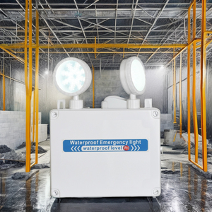 ไฟฉุกเฉิน LED แบบสองหัว OSL IP65 กันน้ำ 2*5W ปรับระดับได้ ติดตั้งภายนอกอาคาร ใช้พลังงานแสงอาทิตย์ 220V SMD ABS ชาร์จไฟได้ Ra90 - Product Image 3