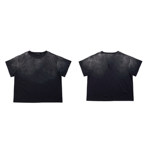 T-Shirt Crop Vintage Stile Y2K per <span class=keywords><strong>Uomo</strong></span>, Logo Gotico Personalizzato, Grafica Casinò e Roulette, Streetwear, Manica Corta - Product Image 5