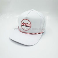 Exhibidor de Gorras de Béisbol con Logotipo Personalizado Gorra de Béisbol Blanca