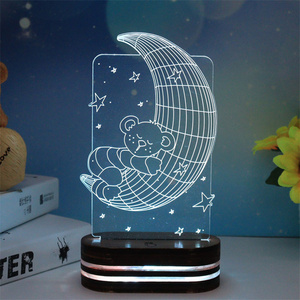 7 Color <strong>Change</strong> Baby Bedroom Decor Horse 3D LED Night Light Unicorn Party Cartoon Horse Lamp - Product Image 3