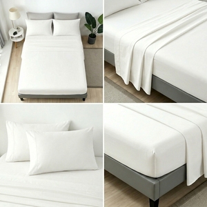 <span class=keywords><strong>Set</strong></span> di Biancheria da Letto in Microfibra Spazzolata Morbida, 4 Pezzi, Misura Queen/King, Vendita all'Ingrosso - Product Image 2