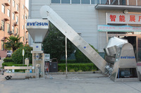 Machine d'emballage entièrement automatique Machine d'emballage et de scellage de sacs de poudre alimentaire de 25kg Remplisseur de sacs de 25kg