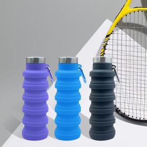 Bouteille d'eau de sport télescopique en silicone, gobelet pliable portable pour l'extérieur et les enfants, transfrontalier - Product Image 6