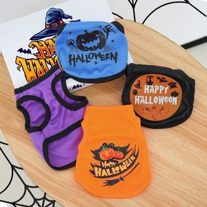 Halloween Vests <b>For</b> Cats And Dogs Orange Blue Purple Black Polyester Print Cute Pet <b>Clothes</b> Small Dog Pomeranian <b>Teddy</b> <b>Bear</b> - Product Image 1