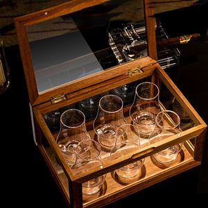 Vaso de whisky clásico de lujo vintage, vaso tipo tulipán, vaso de whisky de barriga grande, vaso para degustación de whisky, con logotipo personalizado, para <span class=keywords><strong>bar</strong></span>, fiestas, hogar, artículos de bebida - Product Image 4