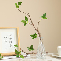 AL-6003 ZUOYI 44CM Latex Artificielle Nouvelles Branches Séchées En Mousse Tendre Bourgeons Feuille De Plante pour La Maison Table