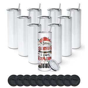 <span class=keywords><strong>Gobelet</strong></span> isotherme en acier inoxydable à double paroi de 20 oz, modèle droit et fin, vierge pour sublimation, avec <span class=keywords><strong>paille</strong></span>, pour la production de gobelets cadeaux, entrepôt USA - Product Image 1