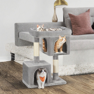 Árbol para Gatos al por Mayor, Casa para Gatos, Muebles <span class=keywords><strong>de</strong></span> Interior, Torre Multinivel con Postes Rascadores, Fabricación OEM Personalizada para Europa - Product Image 5