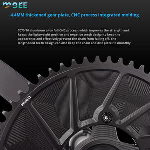 Plateau de chaîne simple SeeMore pour vélo de route, 110BCD, en alliage d'aluminium pour vélo pliant à conception fermée, plateau de chaîne de vélo de montagne usiné 7075 - Product Image 6