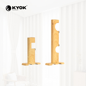 ราวม่านไม้ KYOK ดีไซน์มินิมอล ติดตั้งง่าย พร้อมขายึดผนัง - Product Image 5