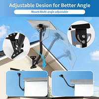 Kit de montage mural et de fixation au toit Huastlink HC-MN7 pour antenne Starlink Mini, adaptateur de tuyau métallique, support
