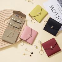 Mini sacs à bijoux avec fermeture à pression, accessoires pour bijoux, étui à bijoux, porte-clés, pochette organisatrice pour bagues et boucles d'oreilles