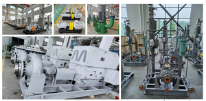 Bomba centrífuga de doble succión dividida axial horizontal de dos etapas para industrias químicas pesadas y de gas natural - Product Image 6