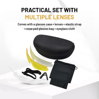 Lunettes de sécurité tactiques Zennison de haute qualité, kit de lunettes de combat tactiques pour hommes