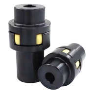 Accouplements d'arbre de moteur électrique en acier en forme de prune à couple élevé personnalisables OEM disque de mâchoire hydraulique de moteur à cannelure élastique Flexible
