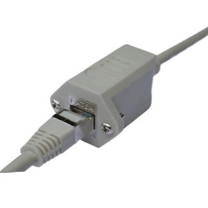 Maschio/femmina RJ45 supporto pannello a vite Cat5e cavo rete Ethernet prolunga PVC isolamento fili di rame/cavi assemblati per entrambi - Product Image 1