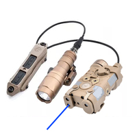 Pointeur laser rouge/vert/bleu en nylon NAGL avec laser IR et lumière blanche, lampe torche LED M300A, interrupteur à pression (SF+2.5) Combo