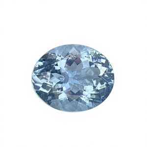 Piedra Preciosa Suelta de Aguamarina Natural Certificada, Corte Ovalado, Color Superior, con Buen Brillo, 5.01 Quilates - Product Image 1