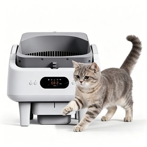 Factory Direct Automatic <b>Cat</b> Toilet Arenero Automático WiFi App Control Large Capacity Self Cleaning Design - Product Image 1